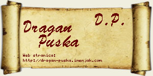Dragan Puška vizit kartica